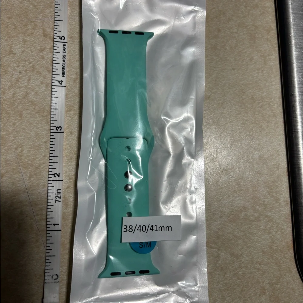 NWT Mint Green Silicone Smart Watch Band